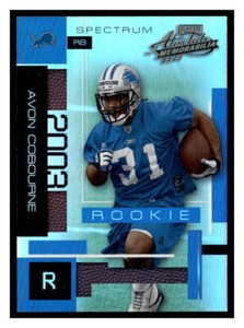 Avon Cobourne 2003 Playoff Absolute Memorabilia 104  SN100  Spectrum