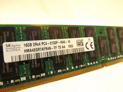 NEU SK Hynix 16 GB DDR4 ECC Registered Server RAM PC4-2133P 2Rx4 HMA42GR7AFR4N-T - Bild 1 von 3