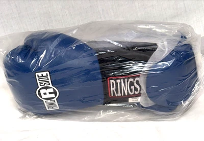 New Ringside 10 Ounce Blue Competition Safety Boxing Gloves Hook And Loop - Image 1 of 4