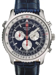 Swiss Alpine Military 7078.9535 Cronógrafo Reloj Hombre 45mm 10ATM - Imagen 1 de 5