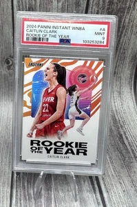 2024-25 Panini Instant WNBA - Caitlin Clark Rookie of the Year #CCRLY-A PSA 9 - Picture 1 of 10