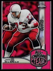 2024 Topps Chrome #ACT-9 John Hannah All-Chrome Team Pink Refractor - Picture 1 of 2