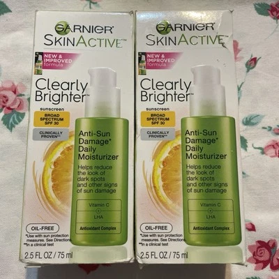 2~Garnier SkinActive Clearly Brighter SPF30 Daily Moisturizer RETIRED SALE - Image 1 of 3