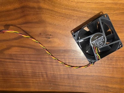 Dell OptiPlex 390 3010 pc Case Cooling Fan 0XMN4N 8X8X2CM 099GRF 3W/3P - Image 1 of 4