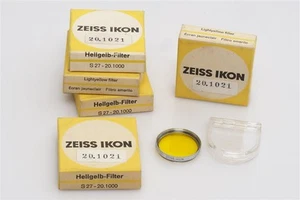 Zeiss Ikon S27 Yellow Gelb Filter 20.1000 NEW BOXED Contafle - Picture 1 of 1
