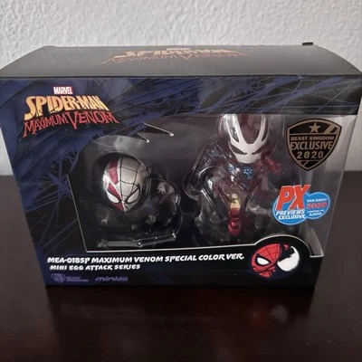 Marvel Spider-Man Maximum Venom Mini Egg Attack MEA-018SP SDCC 2020 PX Exclusivo Foto 1 de 4