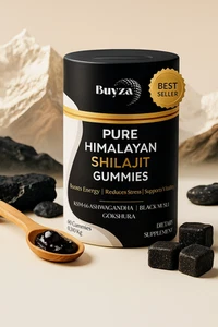Shilajit Gummies: Pure Himalayan Shilajit with Ashwagandha & 85+ Trace Minerals - Picture 1 of 12