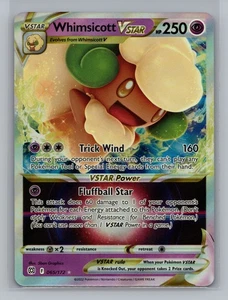 Pokemon Sword Shield Brilliant Stars Whimsicott VSTAR Full Art NM #65/172 8693 - Picture 1 of 2