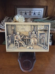 Placa Osborne Ivorex 1927 “The Old Folks at Home” A.S. Burbank Inglaterra 6x9” - Imagen 1 de 10