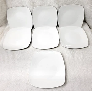 7 [Salz] quadratische Salatteller cremeweiß - Bild 1 von 5