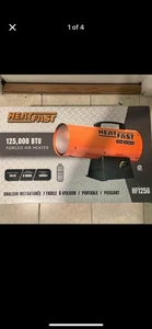 HeatFast Portable Construction LP Gas Forced Air 125K BTU Space Heater - Picture 1 of 3