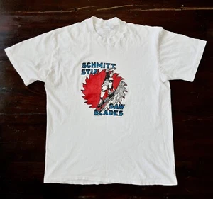 Vintage 80s 1987 SCHMITT STIX T-shirt, Santa Cruz, Bones Brigade - Picture 1 of 9