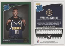 2018 Panini Donruss Rated Rookies Green Flood Jarred Vanderbilt #151 Rookie RC