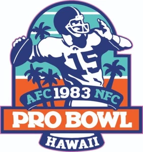 1983 Pro Bowl Mini Football Helmet Decals - Picture 1 of 3