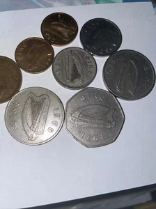 11- Mixed Ireland Animal Series Irish Coins Eire Circulated - Picture 1 of 6