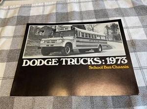 1973 Dodge School Bus Chassis Truck Dealer Sales Brochure B300 Wagon S600 - Picture 1 of 8