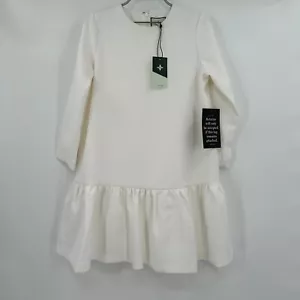 Tuckernuck Women's White Pierce Dress sz S Small Drop Waist Mini NWT - Picture 1 of 5