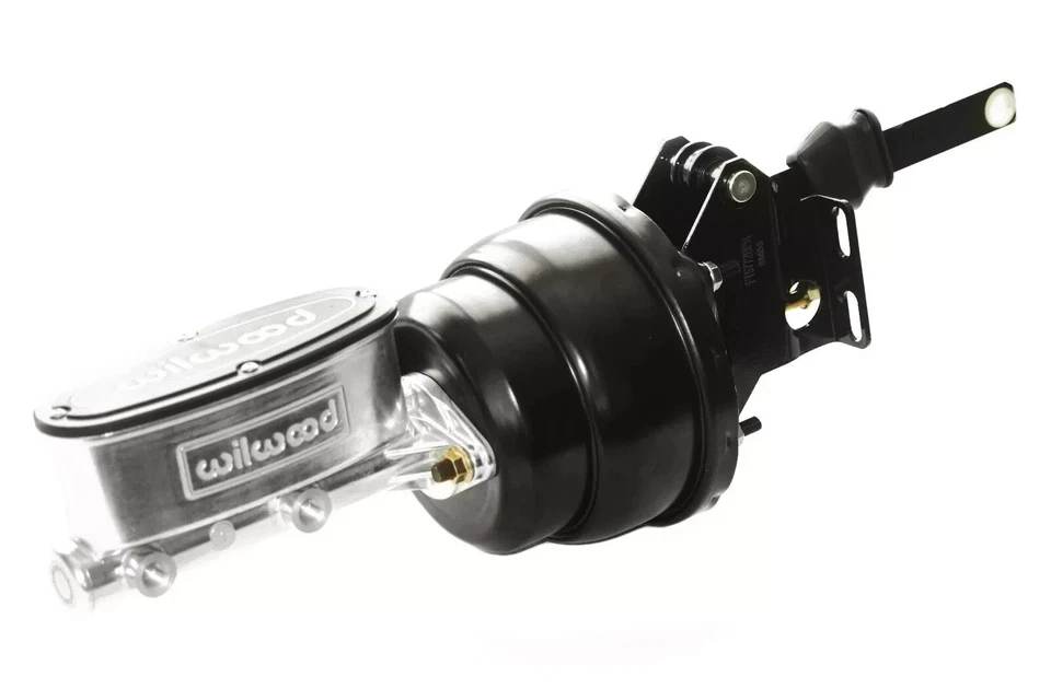 57-72 Ford Pickup Truck / Car Polished Wilwood Master Cylinder Black 7" Booster - Image 1 of 1