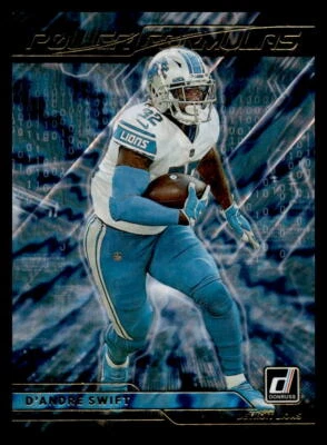 2021 Donruss Power Formulas PF1 D'Andre Swift   Detroit Lions  Football Card - Image 1 of 2
