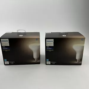 Philips Hue Smart LED Flood Light Bulb BR30 Bluetooth Zigbee Soft White 2 Pack - Picture 1 of 7