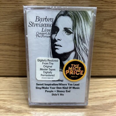 Barbra Streisand - Live Concert At The Forum Cassette-Factory Sealed - Image 1 of 3