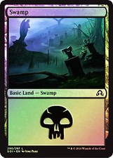 Swamp (290) FOIL Shadows over Innistrad NM Basic Land MAGIC MTG CARD ABUGames