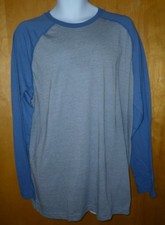 sleeve george baseball shirt shirts 3xl crew neck gray mens
