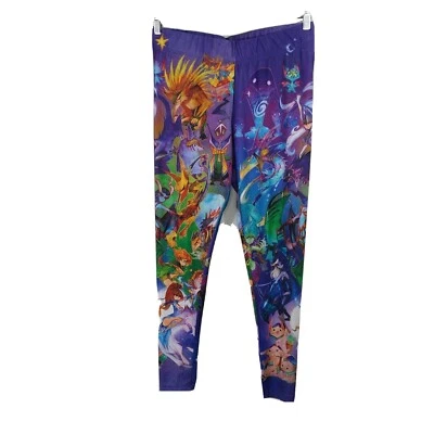 WeLoveFine Dota 2 Watercolor Hero Leggings Allover Print Women Size 2XL Purple - Image 1 of 4
