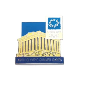Athens 2004 XXVIII Olympic Summer Games Pin Lapel Enamel Collectible RARE - Picture 1 of 3