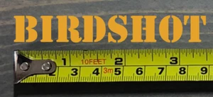Birdshot Sticker Decal 3.5" Ammo Can Box Label Ammunition 12 Gauge Die Cut - Picture 1 of 1
