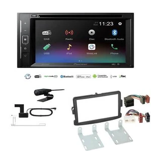 Pioneer Autoradio 2-DIN Bluetooth DVD DAB für Opel Vivaro schwarz ab 2014 - Bild 1 von 4