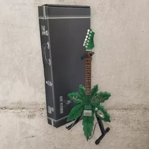 Cheech Marin & Tommy Chong Signed Mini 10" Guitar With Stand (JSA) Up In Smoke - Picture 1 of 3