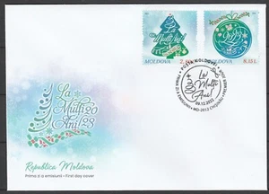 Moldova 2022 Christmas FDC - Picture 1 of 1