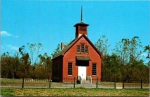 Postal Little Red School House Parke County, INDIANA IN Billie Creek Village - Imagen 1 de 2
