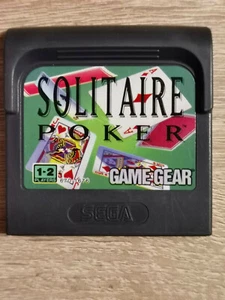 Solitaire Poker Sega Gamegear Game Gear - Picture 1 of 1
