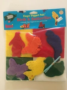 Lauri Birds & Butterflies Finger Puppet Pals (NEW) LR-3006 - Picture 1 of 2