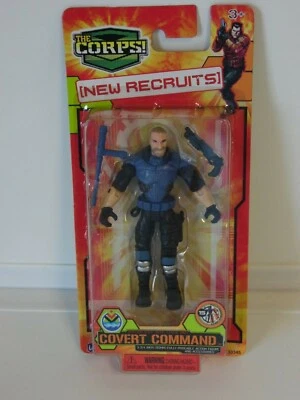 ¡El cuerpo! Figura de acción New Recruits Lanard 2011 3 3/4" Covert Command  Foto 1 de 3