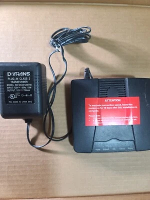 Siemens Speedstream Ethernet ADSL Modem 4100 includes AC Adapter - Image 1 of 2