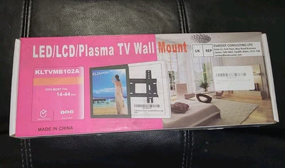 TV WALL BRACKET MOUNT SLIM FOR 14 28 30 32 40 42 44 INCH FLAT 3D LCD LED PLASMA - Image 1 of 3