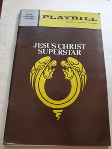 Rare 1972 JESUS CHRIST SUPERSTAR Playbill! Original BROADWAY Run! Jeff FENHOLT! - Picture 1 of 2