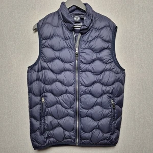 TOG 24 Daunenweste Herren Größe M Blau Steppjacke Outdoor Wandern Freizeit  - Bild 1 von 8