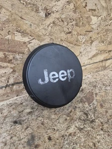 1 JEEP WRANGLER TJ LJ 1997-2006 FRONT BUMPER FOG LIGHT LAMP HOLE COVER Oem Black - Picture 1 of 5