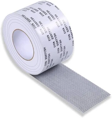 Nastro Riparazione Zanzariere 5cmx2M Rete Finestra Adesivo in Fibra di Vetro