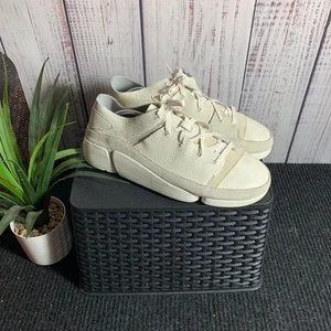 Clarks Originals Mens Cream Vibram Sole Shoes Size Uk 10G - Picture 1 of 10