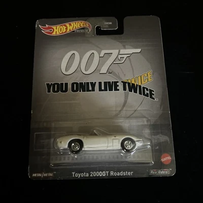 Hot Wheels Premium 1:64 James Bond 007 Toyota 2000GT Roadster Metal Diecast Car - Image 1 of 2