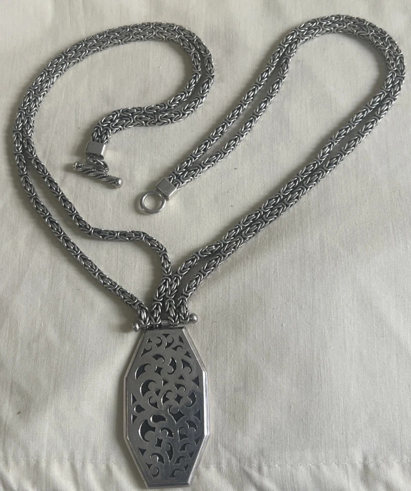 Colar de esterlina raro Lois Hill - Imagem 1 de 4