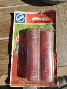 Empuñadura brillante de bicicleta nueva de colección con serpentinas empuñaduras de manillar de bicicleta - Imagen 1 de 1