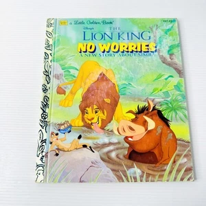 A Little Golden Book Disney's The Lion King No Worries 107-97 1995 Vintage Book - Picture 1 of 5