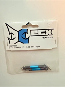 Horizon ECX 214006 SERVO LINKAGE (2) 1:18 4WD TEMPER (New & Sealed) - Picture 1 of 2