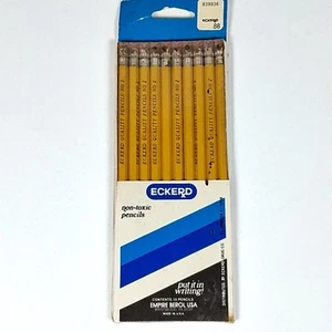Vintage Eckerd Empire Berol USA Sealed 10 No.2 Pencils Pack NIP Old Stock - Picture 1 of 3